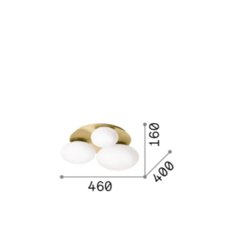 Ideal Lux - Ninfea Bianco Plafoniera